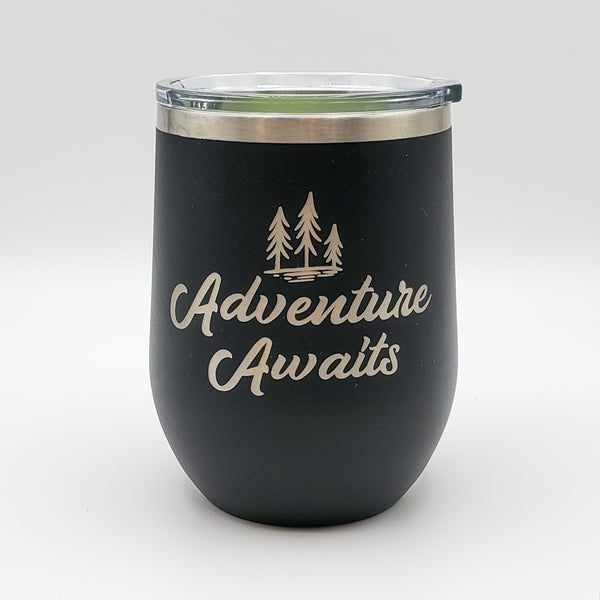 12 Oz Wine Mug Adventure Awaits