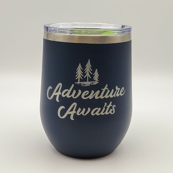 12 Oz Wine Mug Adventure Awaits
