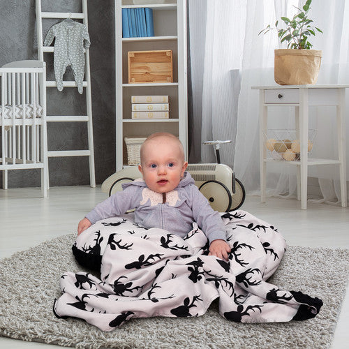 Baby Stroller Blanket - Deer Antlers