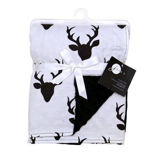 Baby Stroller Blanket - Deer Antlers