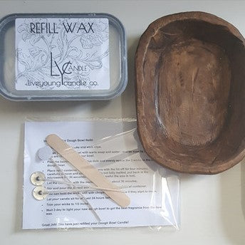 Dough Bowl Candle Refill Kit