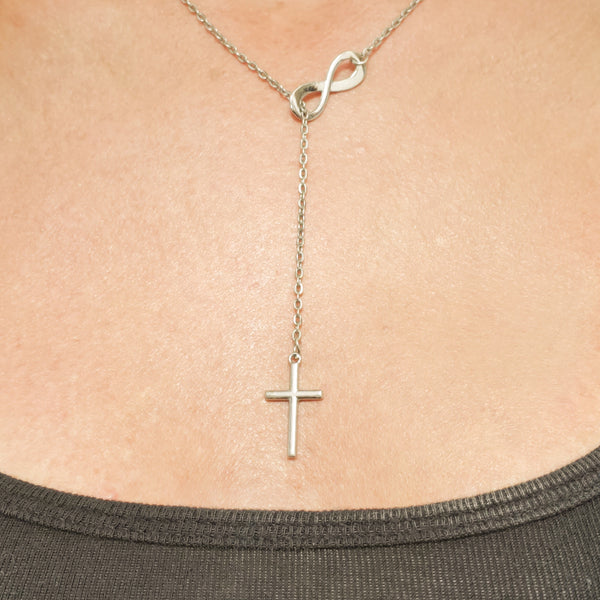 Cross Infinity Necklace