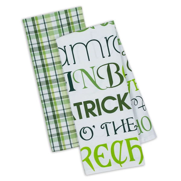 St. Patrick's Day Dishtowel - Set of 2
