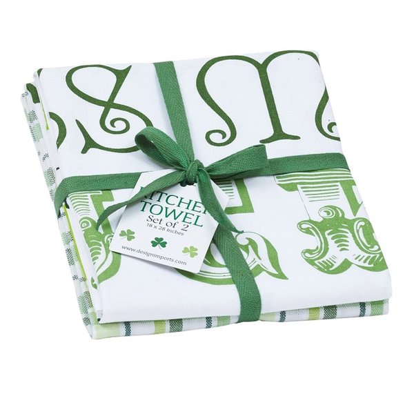 St. Patrick's Day Dishtowel - Set of 2