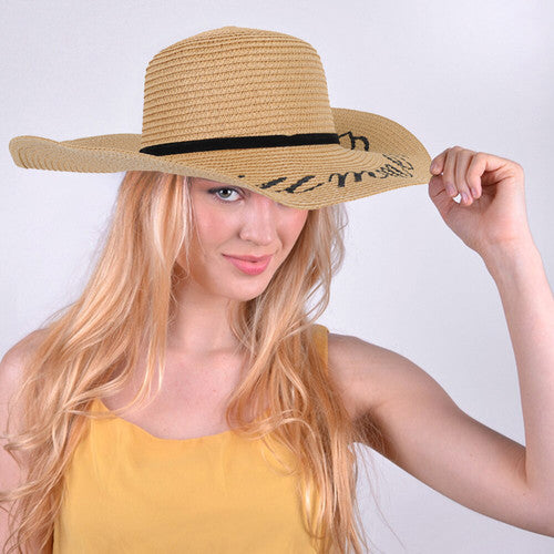 Women's Wide Brim Floppy Summer Hat