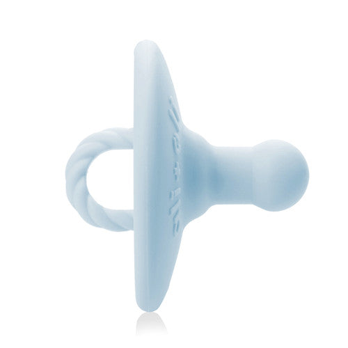 Ali+Oli Pacifier Set (Soft Blue & Gray)