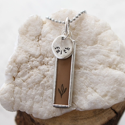 Love So Amazing Faith Hymn Necklace