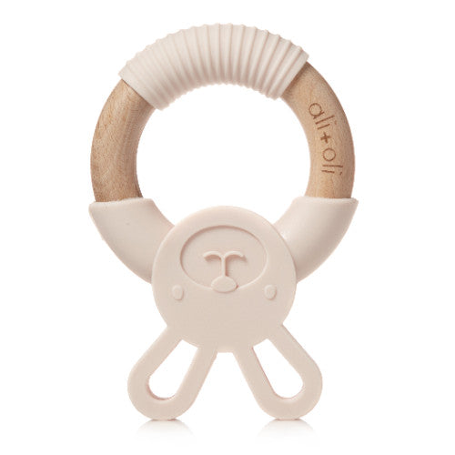 Ali+Oli Bunny Teether (Soft Pink)