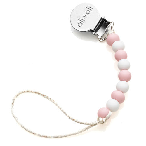 Ali+Oli Pacifier Clip (Pink)