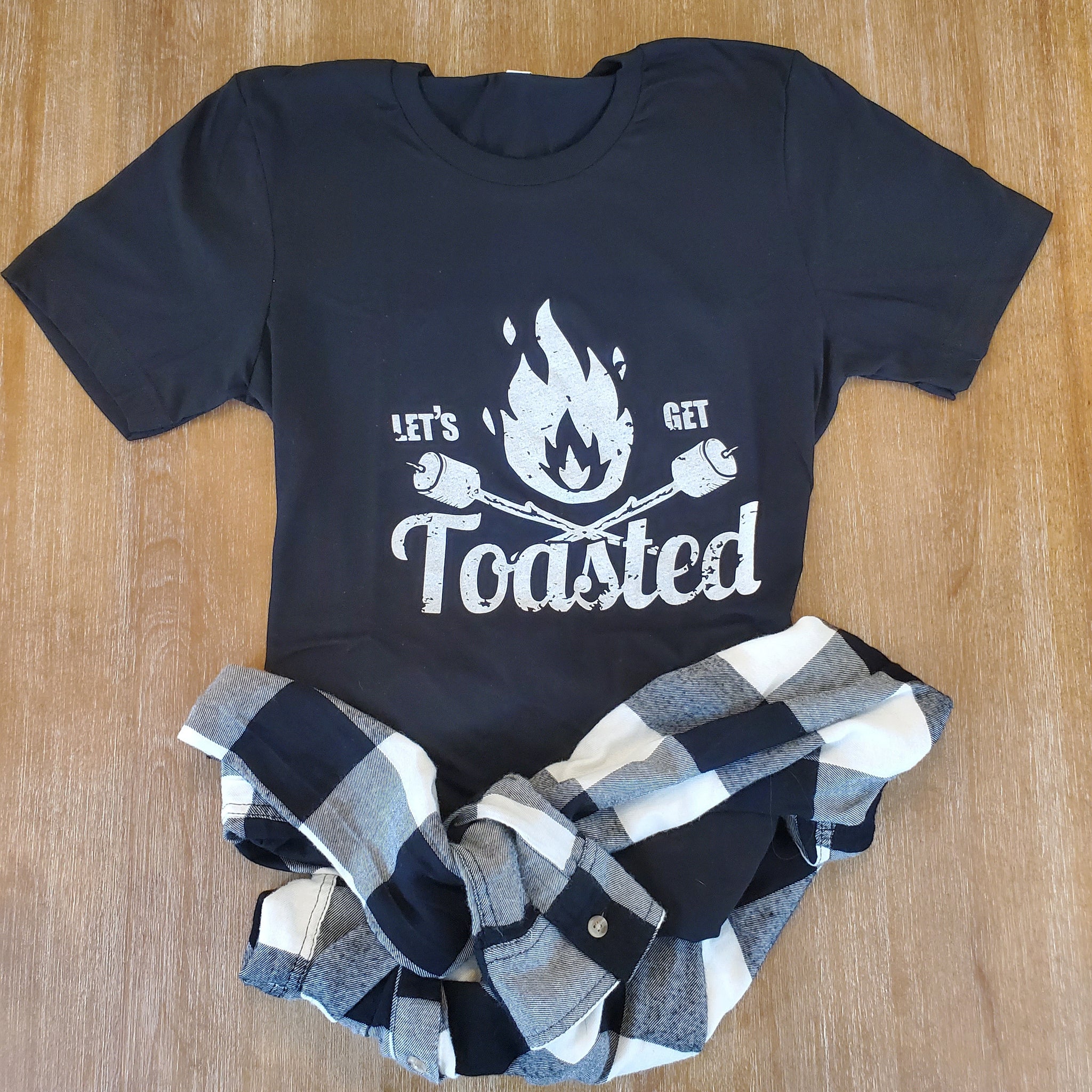 Let's Get Toasted Tee - Black