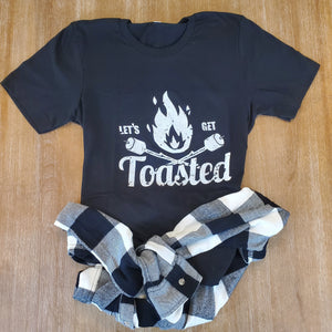 Let's Get Toasted Tee - Black
