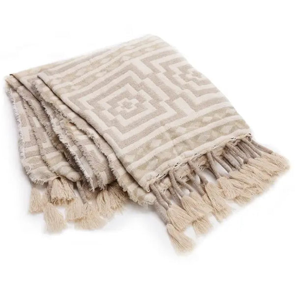 Hypnotic Boho-Style Throw Blanket