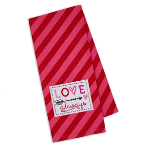 Love Always Embellished Dishtowel