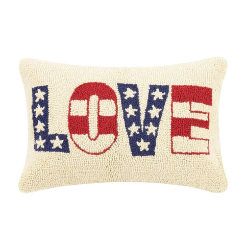 Love USA Hook Pillow