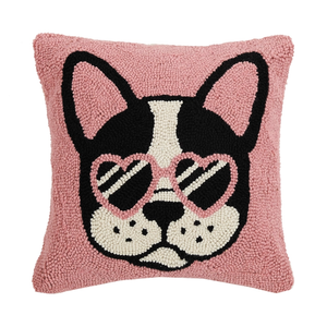Pink Cool French Bulldog Hook Pillow