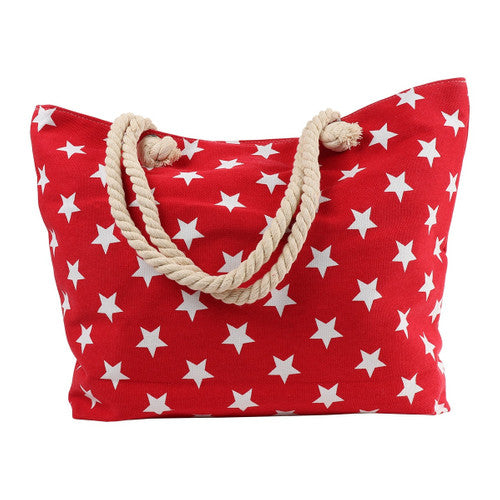 Red Stars Tote Bag